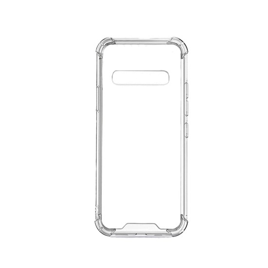 Capa de Silicone com Cantos Dura para Samsung Galaxy S10 Plus Transparente